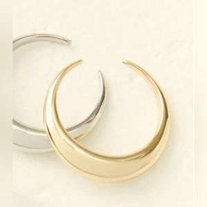 NWT Loft mixed metal dome rings, size 7.